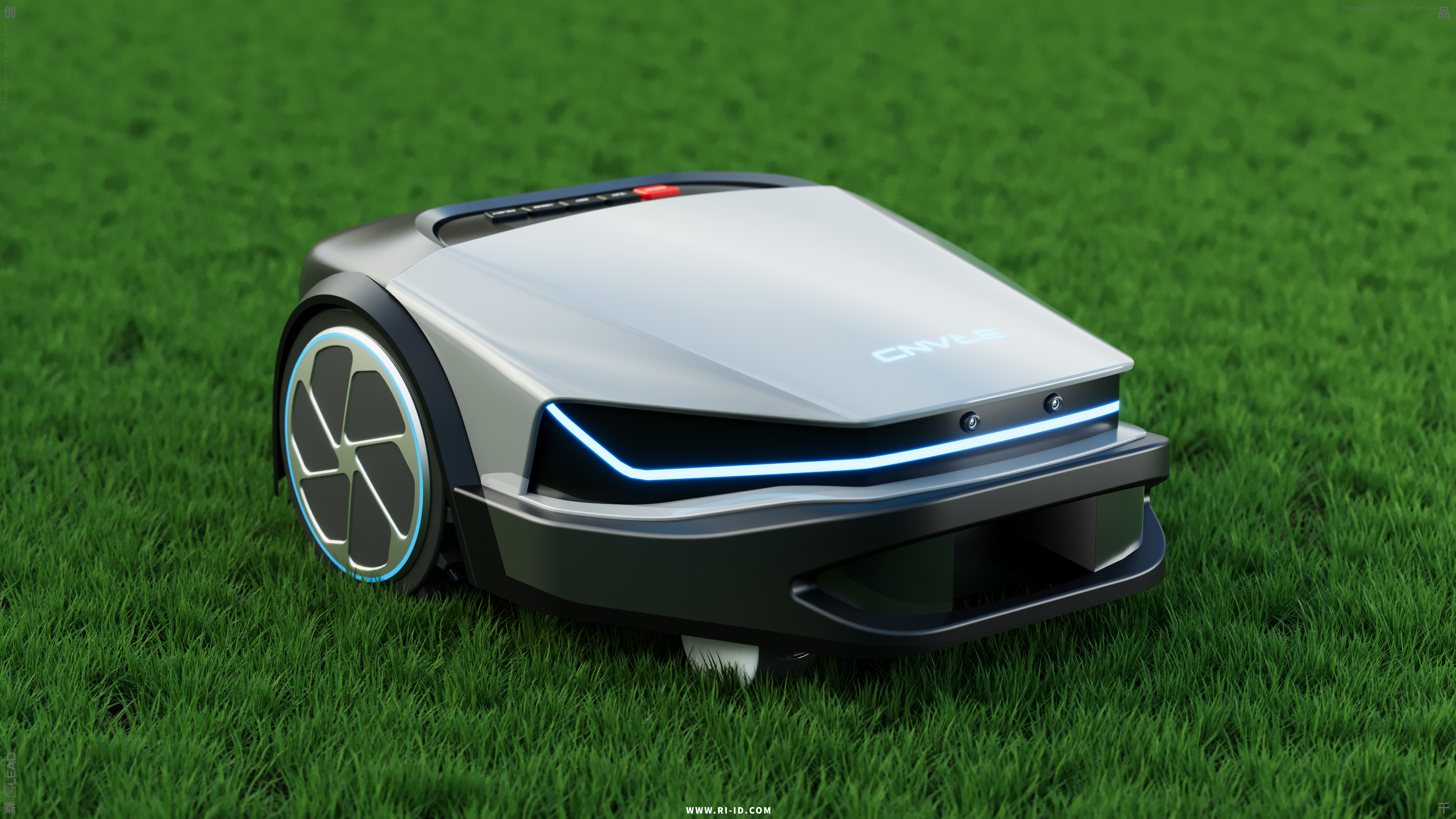 割草机3d渲染图